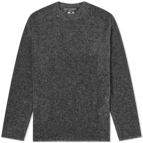 Come des Garçons Homme Plus Silver Tint Knit Black & Silver Size M - Picture 5 of 13